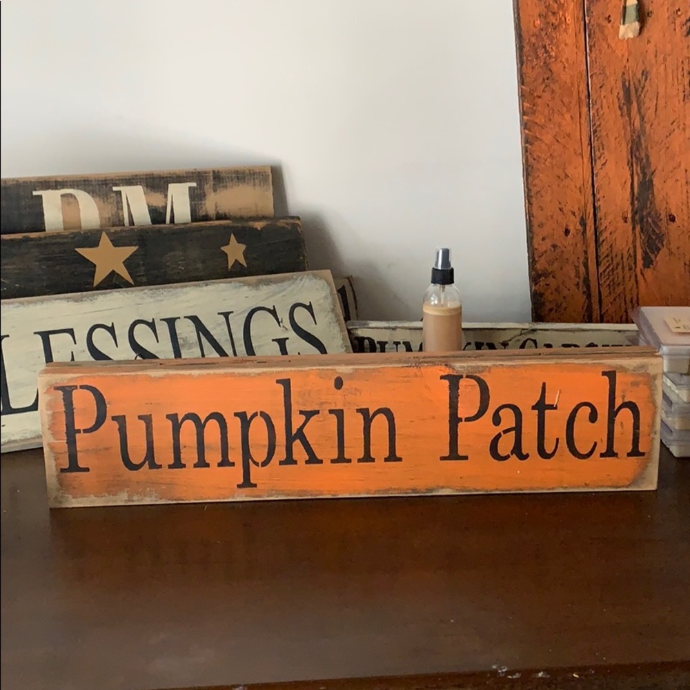 Barn wood hanging sign